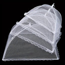 1pc de Mallas de Alimentos para exteriores, Tenda Plegable de Plato de Servicio, Malla de Red de Paraguas para la Protección de Platos para Picnic y Cocina