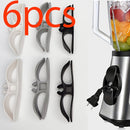 6 clips organizadores de cables de TPU para electrodomésticos de cocina, soportes de gestión de cables, fijador de envoltura de cables para freidoras de aire, batidoras, cafeteras - Solución de almacenamiento de cables sin batería