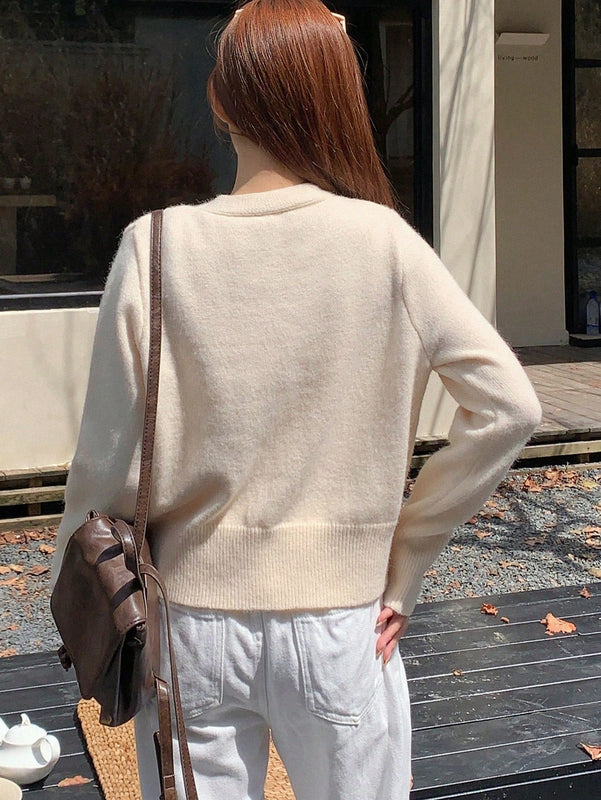 Dazy cardigan informal de mujer con decoracion de lazos, otono