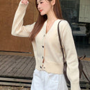 Dazy cardigan informal de mujer con decoracion de lazos, otono