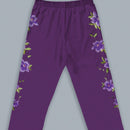 Ezwear pantalones capri casuales con estampado floral para mujer