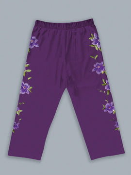 Ezwear pantalones capri casuales con estampado floral para mujer