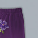 Ezwear pantalones capri casuales con estampado floral para mujer