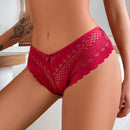 1 pieza pantaletas romanticas de encaje para mujeres