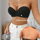 Sujetador con copas medias de color morado brillante, sexy, comodo y con push up, con tirantes desmontables para chicas
