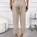 Emery rose pantalones casuales de unicolor con bolsillos y decoracion de botones, de estilo simple, para uso diario