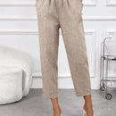 Emery rose pantalones casuales de unicolor con bolsillos y decoracion de botones, de estilo simple, para uso diario