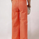 Pantalones anchos y sueltos de estilo callejero para mujeres
