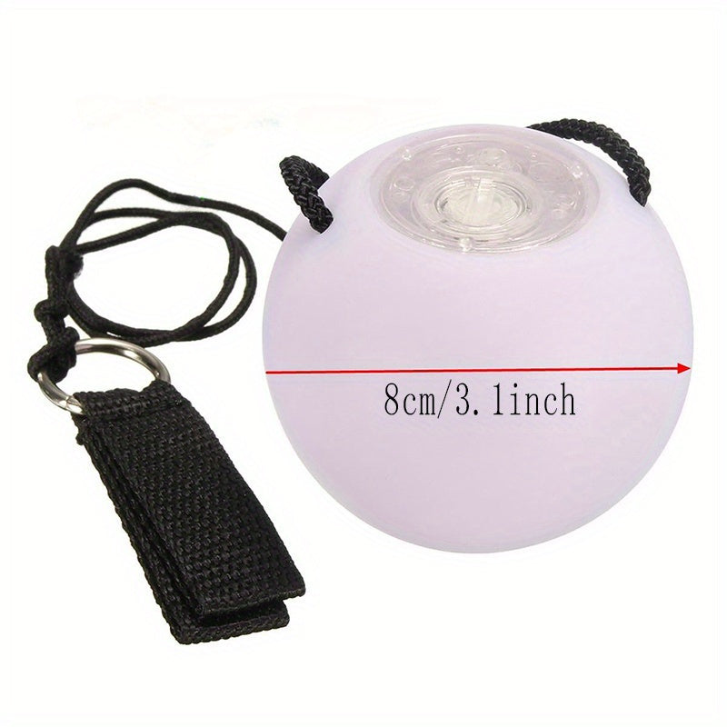 2 Piezas de Bolas LED para Malabares con Efectos Fade y Strobe - Con Cadenas para Malabarismo, Actuaciones en Escenario, Fiestas - Luces LED a Pilas No Recargables - Duraderas para Baile, Poi, Cumpleaños, Carnaval - Efectos Luminosos Todo-Temporada, Deco