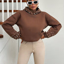 Cottnline sudadera con capucha de 100% algodon con detalles de perlas