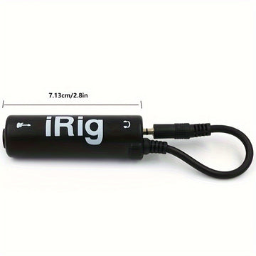Interfaz de Guitarra para Teléfono 1pc - Convertidor I-Rig para Grabación de Audio de Alta Calidad y Afinación - Accesorios Esenciales para Guitarra