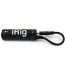 1pc Interfaz de guitarra para teléfono - Convertidor I-Rig para grabación de audio de alta calidad y afinación - Accesorios esenciales para la guitarra
