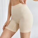 Leisure shorts de ciclismo de ajuste cenido, de unicolor, de verano, informales y sin costuras