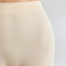 Leisure pantalones cortos de ciclismo ajustados de un solo color, transpirables y sin costuras, pantalones cortos casuales de verano