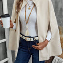 Emery rose ropa de otono para mujer, abrigo de lana con estilo de capa elegante para mujer, ropa de oficina para mujer