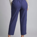 Petite pantalones de pana para mujer con cintura elastica en la parte trasera, apropiados para otono e invierno