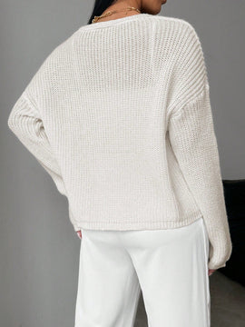 Essnce cardigan suelto y delgado de mujer con lazo adelante