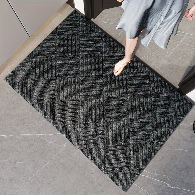 1pc Alfombrilla de Goma para Puerta, Alfombrilla para Hogar, Alfombrilla Antideslizante para Piso, Alfombrilla de Entrada, Alfombrilla de Foyer