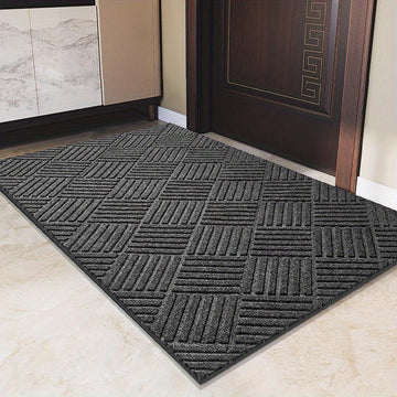 1pc Alfombrilla de Goma para Puerta, Alfombrilla para Hogar, Alfombrilla Antideslizante para Piso, Alfombrilla de Entrada, Alfombrilla de Foyer