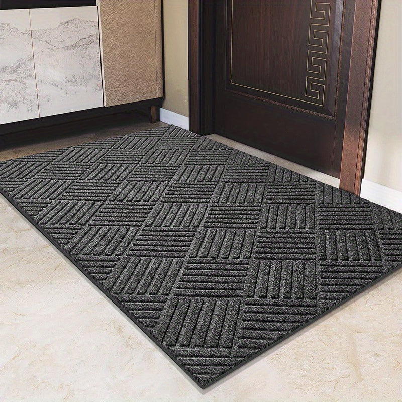 1pc Alfombrilla de Goma para Puerta, Alfombrilla para Hogar, Alfombrilla Antideslizante para Piso, Alfombrilla de Entrada, Alfombrilla de Foyer