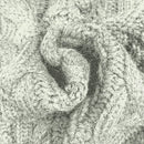 Moosta cardigan informal de manga de globo con nudo delantero de unicolor para otono/invierno