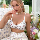 Florallove lenceria femenina con estampado floral comoda