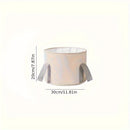 Bañera portátil plegable para remojo de pies, sin cables, con aislamiento de película de aluminio para retención de calor, diseño de 5 capas reforzadas, cubeta profunda plegable para spa en casa y viajes, balde para spa de pies sin aroma, bañera para rem