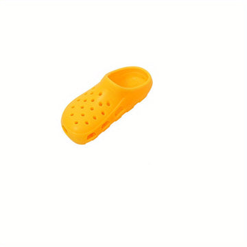 Soporte de cepillo de dientes de pared de 1pc, diseño de zapato, ahorro de espacio, almacenamiento de cepillo de dientes de baño de plástico sin taladro, organizador de cepillo de dientes, uso sin electricidad