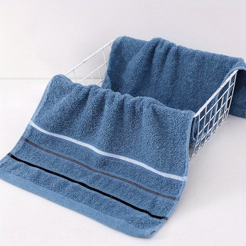 Toallas a rayas súper suaves y altamente absorbentes, imprescindibles para el baño, esenciales para la vida diaria y un excelente regalo