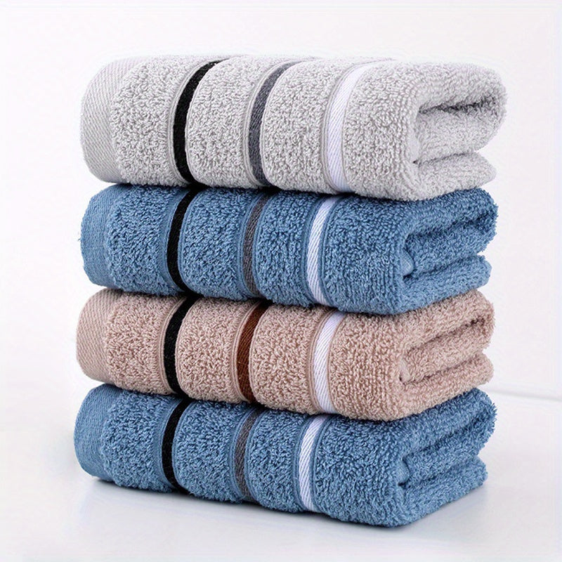 Toallas a rayas súper suaves y altamente absorbentes, imprescindibles para el baño, esenciales para la vida diaria y un excelente regalo