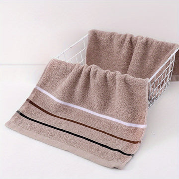 Toallas a rayas súper suaves y altamente absorbentes, imprescindibles para el baño, esenciales para la vida diaria y un excelente regalo