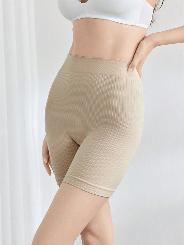 Leisure pantalones cortos de ciclismo ajustados de un solo color, transpirables y sin costuras, pantalones cortos casuales de verano