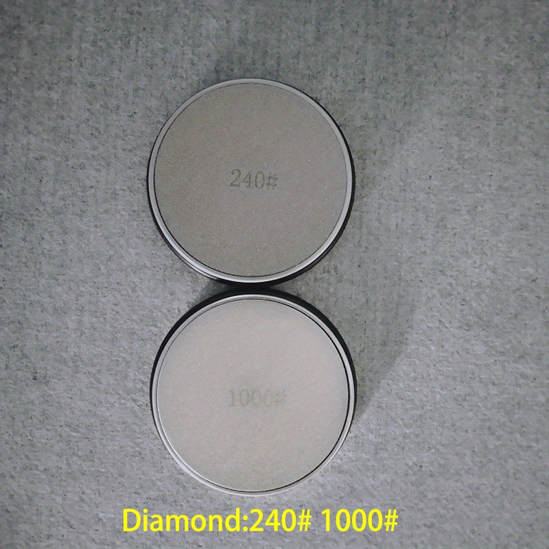 Juego de piedras de afilar para afilador de cocina, discos removibles de acero inoxidable, herramientas de molienda y pulido, accesorios de piedra de afilar de grano múltiple