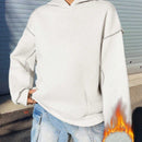 Moosta sudadera con capucha de manga larga y diseno simple para el ocio diario de las mujeres