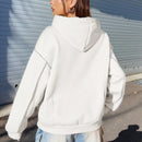 Moosta sudadera con capucha de manga larga y diseno simple para el ocio diario de las mujeres