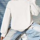 Moosta sudadera con capucha de manga larga y diseno simple para el ocio diario de las mujeres