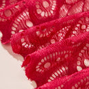 4 piezas tanga de mujer con contraste de encaje sexy, de cintura media, comoda, transpirable y suave, ropa interior femenina elegante con diseno floral