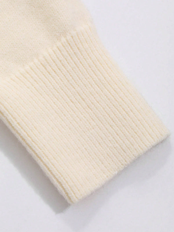 Dazy cardigan informal de mujer con decoracion de lazos, otono
