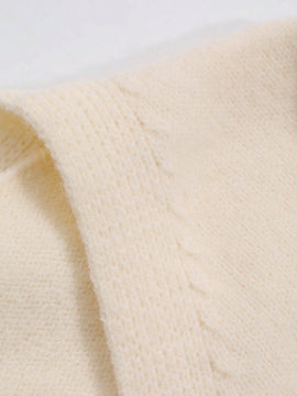 Dazy cardigan informal de mujer con decoracion de lazos, otono