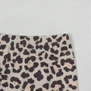 Pantalones de yoga elasticos de ajuste cenido con estampado de leopardo de moda casual para mujeres