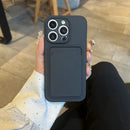 Funda de textura lisa de color sólido para iPhone, protección total contra caídas, compatible con modelos 16, 15, 14, 13, 12, 11, XR, X, 8, 7 Plus y Pro Max