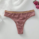 7 piezas/paquete tangas sin costura de encaje para mujer
