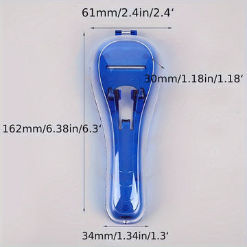 Estuche De Afeitadora De Plástico Transparente Para Hombres, Portátil Y Duradero Para Viajes