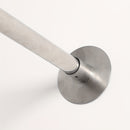 Conjunto de Barra para Cortina de Ducha Ajustable y Curva de 1 pieza, Barra para Cortina de Ducha Retráctil sin Agujeros de Acero Inoxidable, Fuerte y Duradera, Elegante, Fácil Instalación, Adecuada para Decoración de Baño, Suministros para el Hogar, Bar