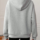 Lune sudadera con capucha de forro polar supergruesa para mujer para otono e invierno