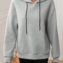 Lune sudadera con capucha de forro polar supergruesa para mujer para otono e invierno
