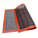 1pc Alfombrilla de silicona para hornear para cocina de RV - Antiadherente, doble cara, forrada de hoja de repostería perforada para hornear pasteles - Duradera, fácil de limpiar, no requiere energía
