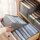 Caja organizadora de ropa plegable, 1 pieza, para pantalones, jeans, ropa interior y calcetines, bolsa de almacenamiento para viajes, protector de ropa