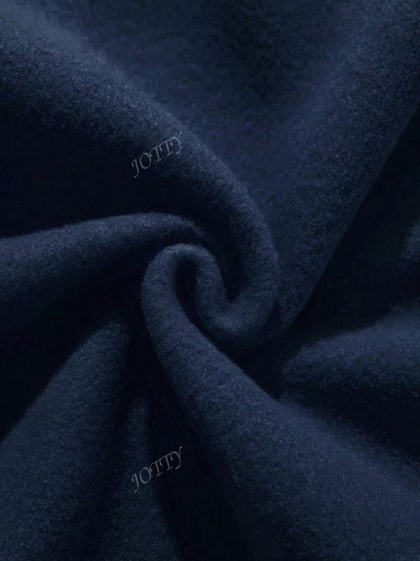 Sudadera con capucha negra holgada de mujer con estampado de lema, hombros caidos y cordon, primavera y otono