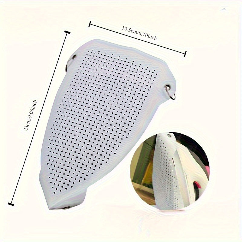 Plancha de teflón antiadherente para plancha – Resistente a los arañazos, de rápida fijación, protector de plancha de vapor de alto rendimiento para diversas telas – Accesorio protector para planchado hecho con material plástico duradero